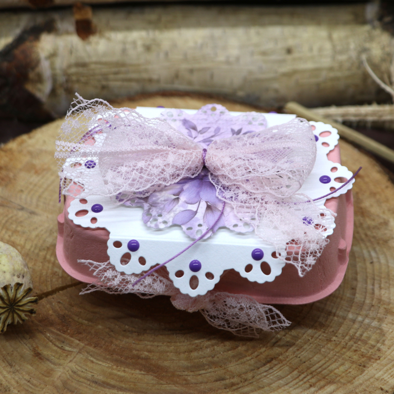 Mini Eierschachteli - rosa