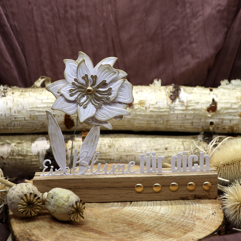 Stanzschablonen-Set Blume Abstrakt