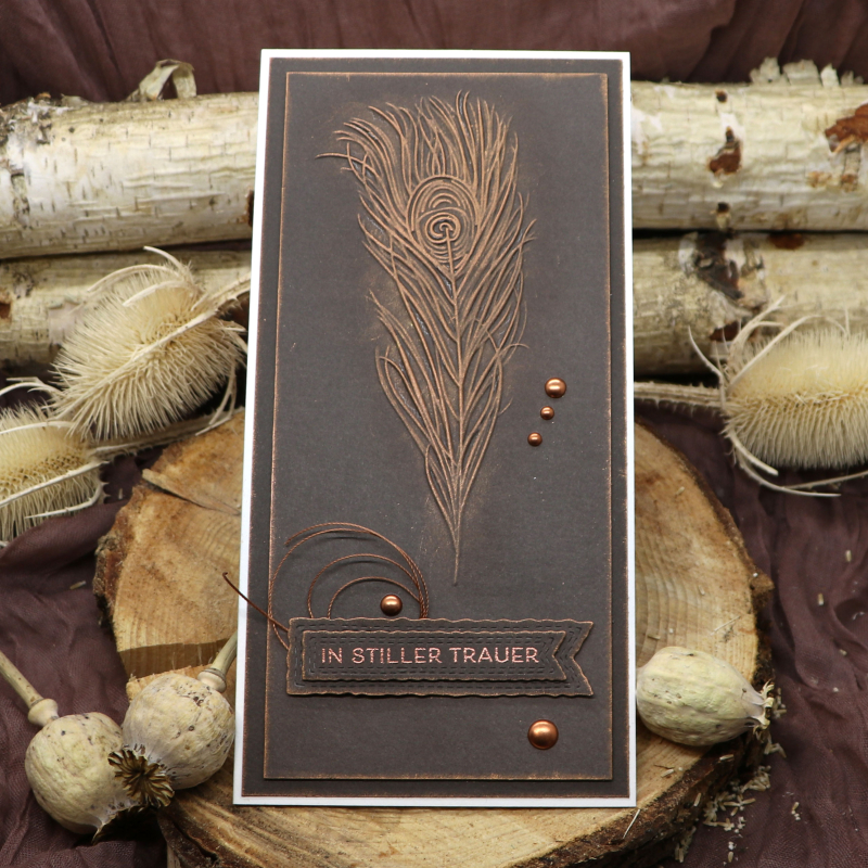 Klarsichtstempel-Set XL Trauer *