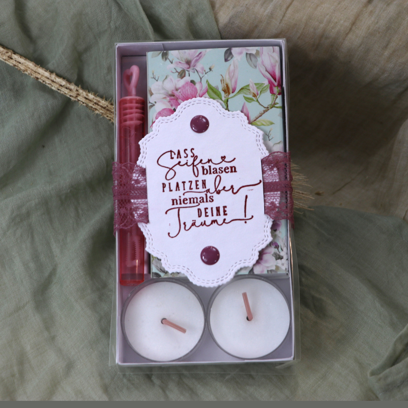 Stanzschablonen-Set Etiketten romantisch