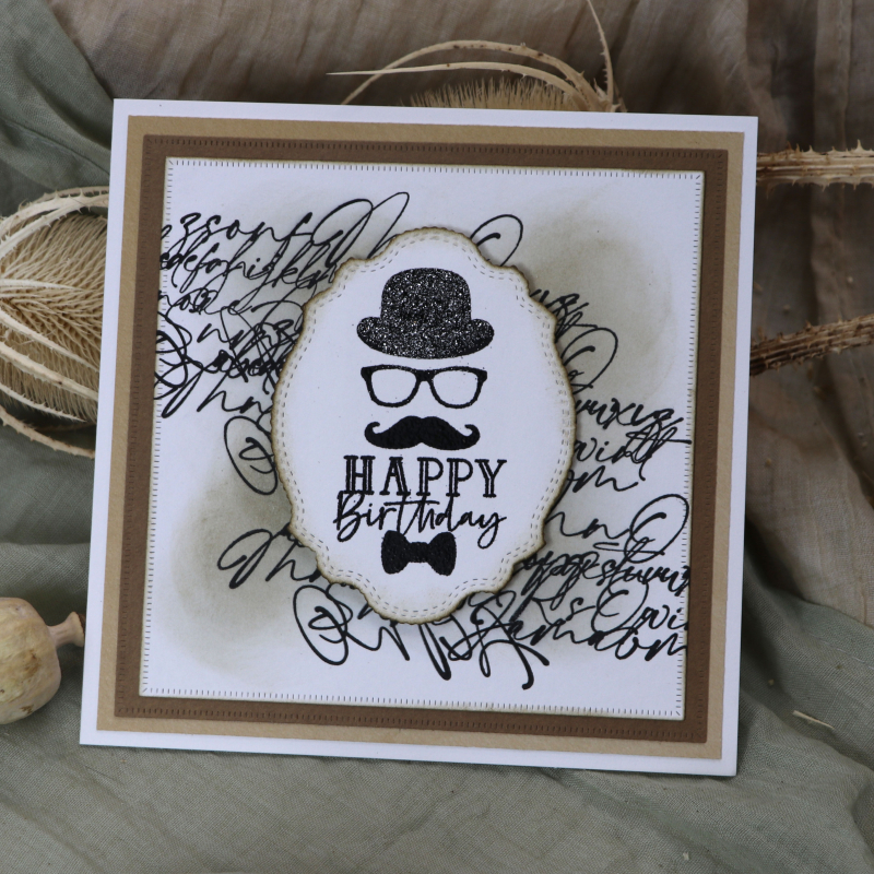 Stanzschablonen-Set Etiketten romantisch