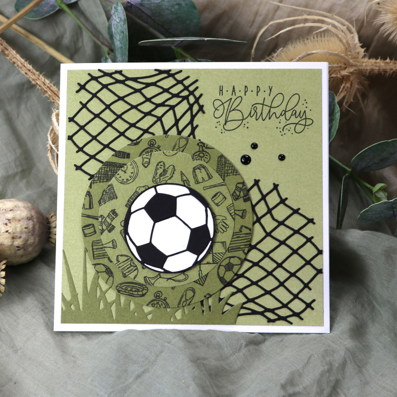 Stanzschablone Fischernetz