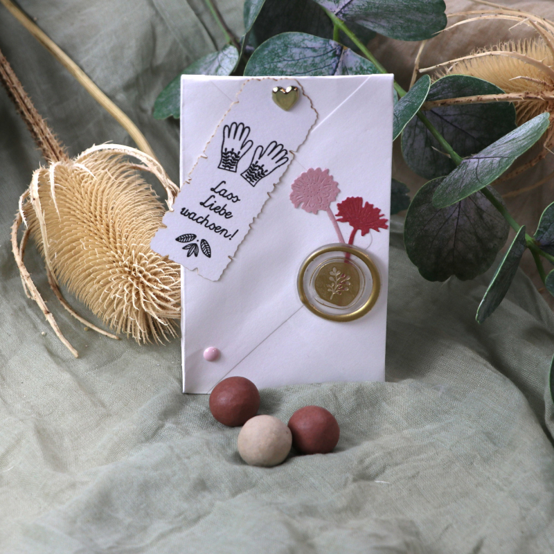 Stanzschablone kleine Gerberas
