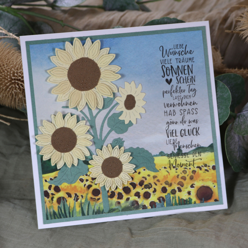 Stanzschablonen-Set Sonnenblume *