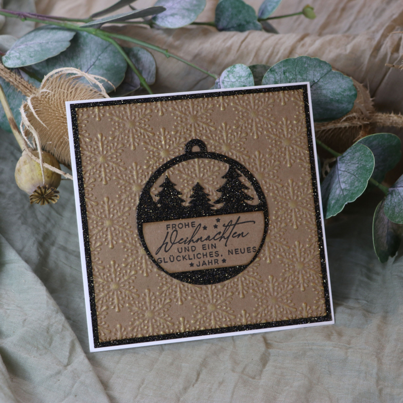 Stanzschablonen-Set Layer Anhänger Winterwald