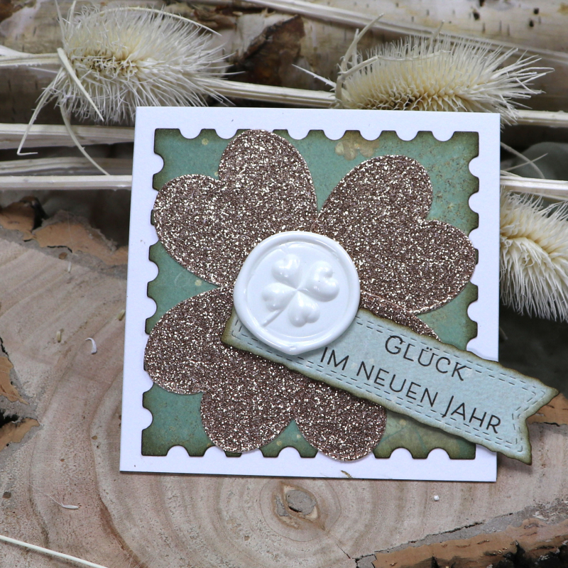 Siegelkopf 3D Kleeblatt