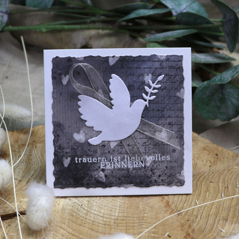 Klarsichtstempel-Set Trauer