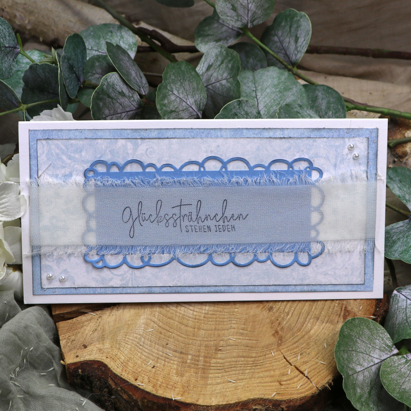 Chiffonband crème (5 Meter lang)