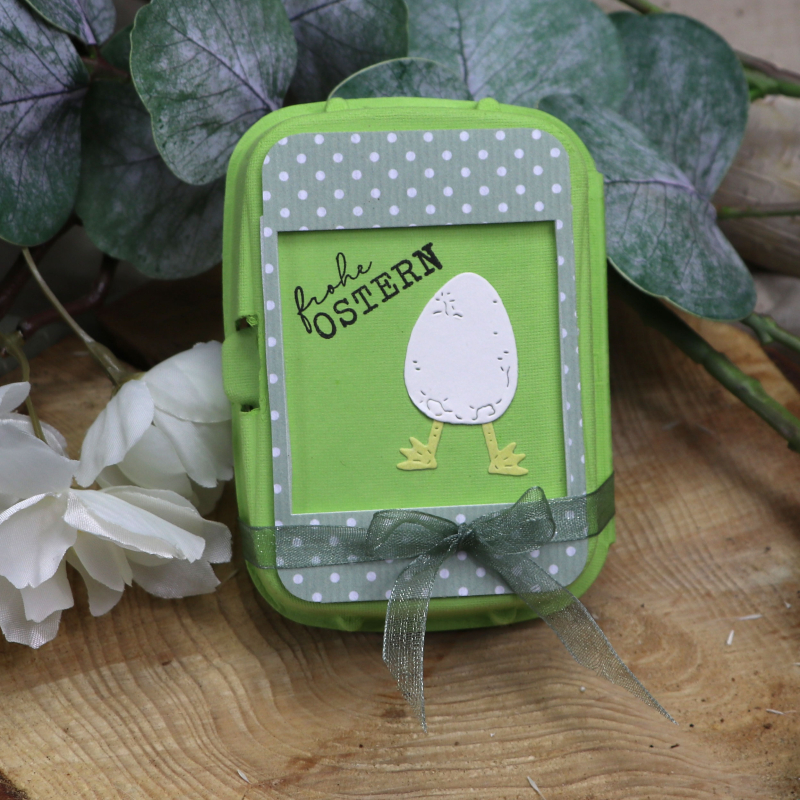 Stanzschablonen-Set Ei mit Hühnerfüsschen