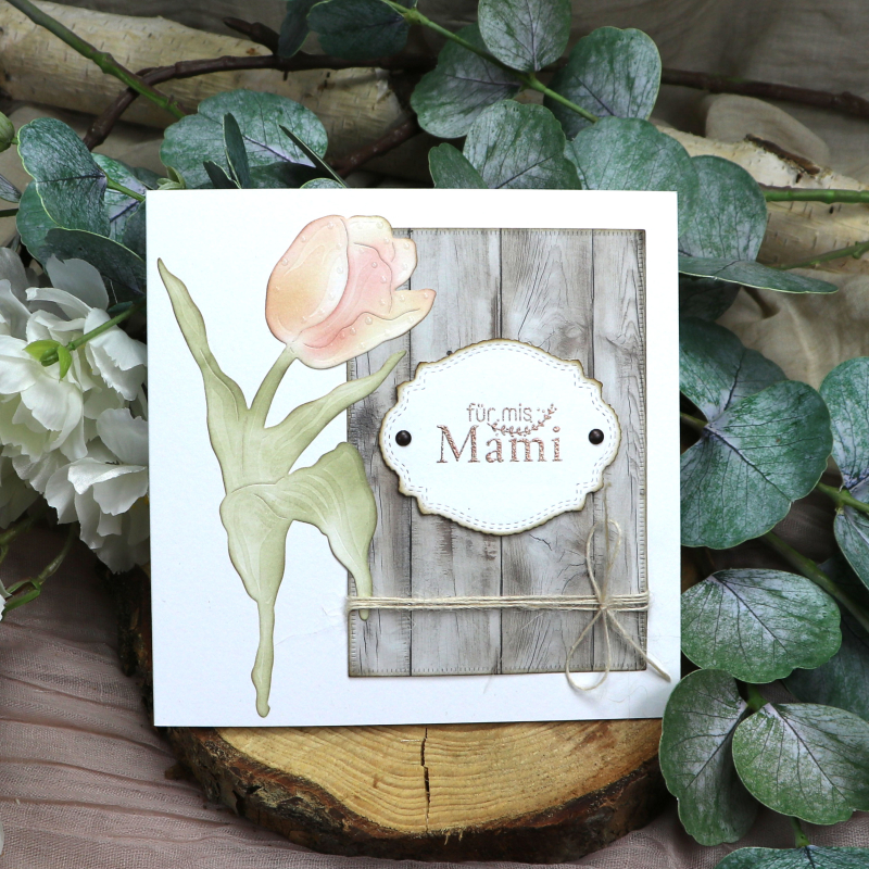 Holzstempel für mis Mami