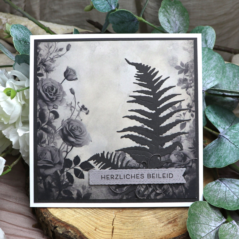 Klarsichtstempel-Set XL Trauer *