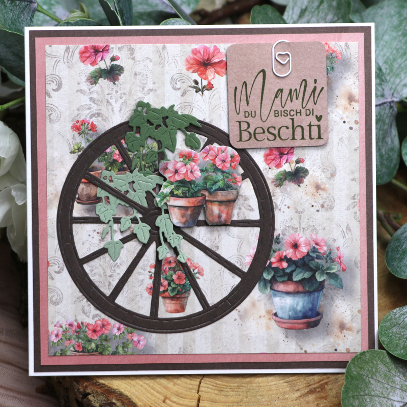 Holzstempel Mami du bisch di Beschti