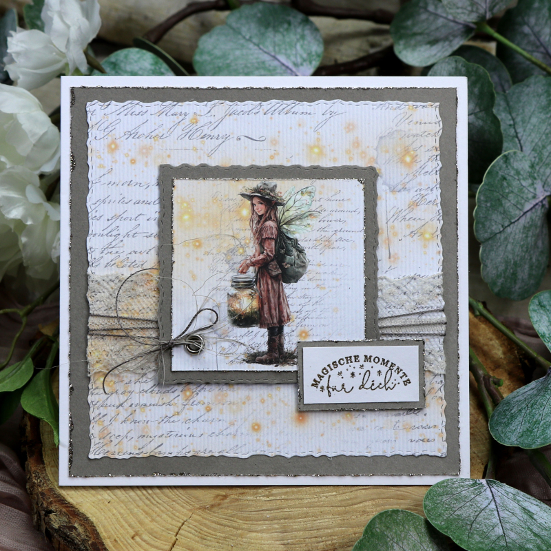 Designpapier Glitzer