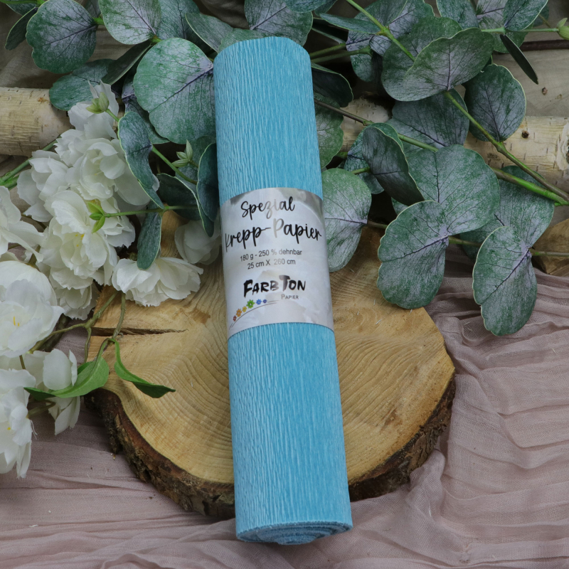 Krepppapier - saphir