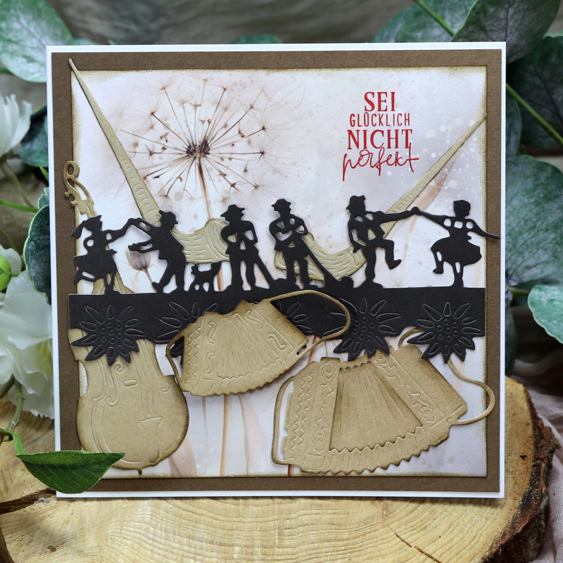 Stanzschablonen-Set Schweizer Musikinstrumente