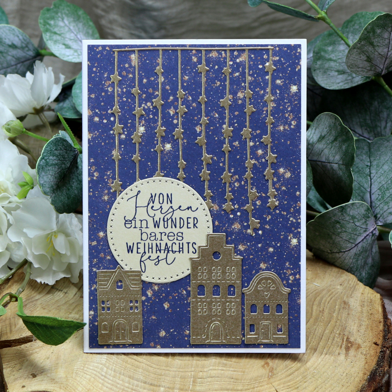 Klarsichtstempel-Set Weihnachten