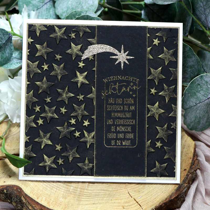 Holzstempel Wiehnachtsschtärn