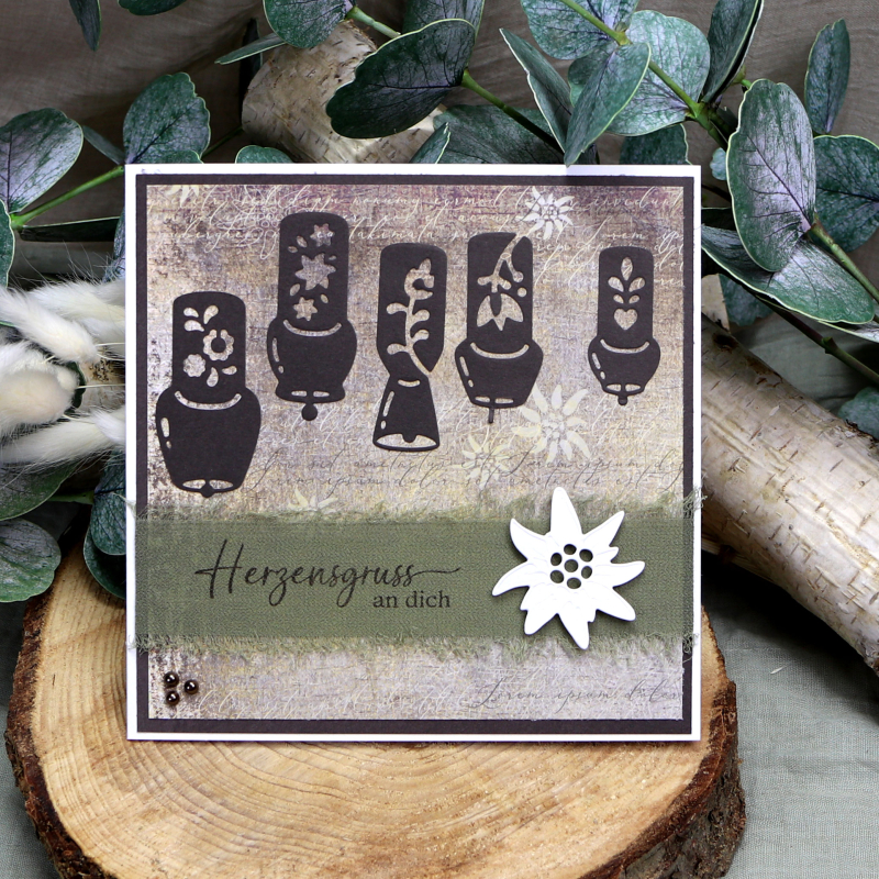Stanzschablonen-Set Kuhglocken
