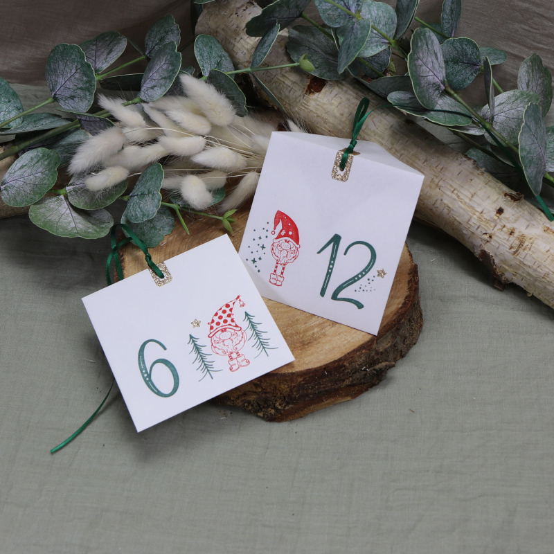 Klarsichtstempel-Set Wichtelfreude