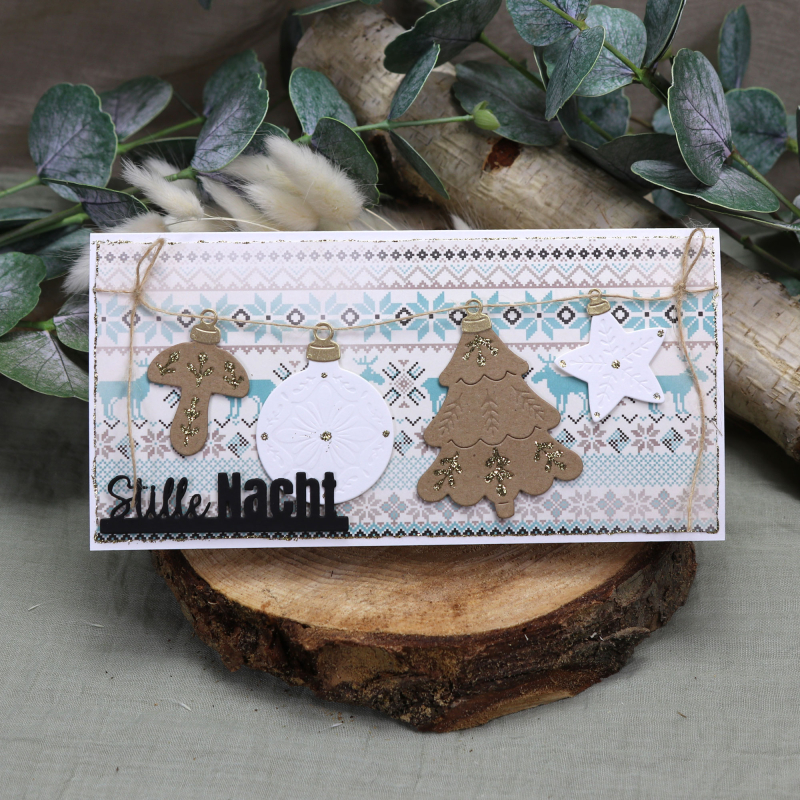Stanzschablonen-Set Folkart Anhänger
