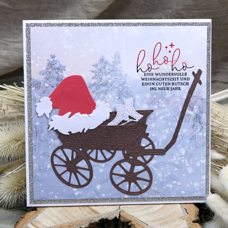 Stanzschablonen-Set Samichlaus Mütze