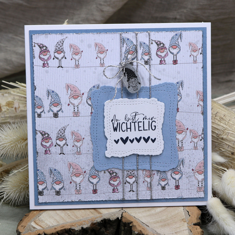 Designpapier Wichtel