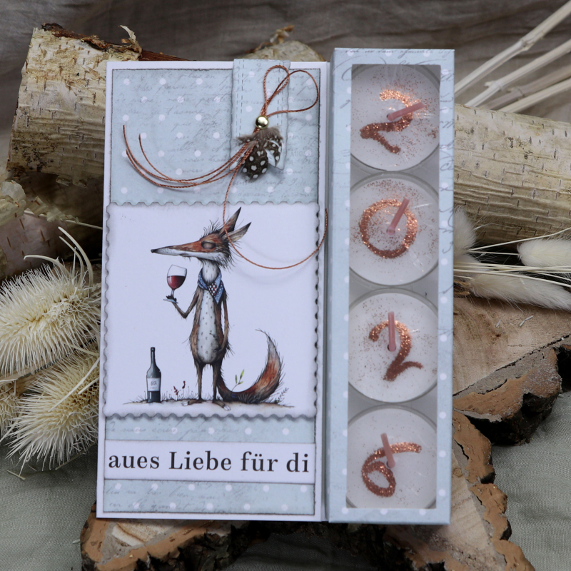 Designpapier Vintage Punkte grün-weiss