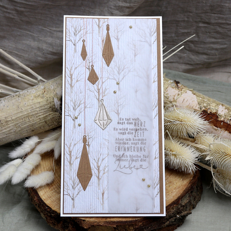 Stanzschablonen-Set Funkelanhänger Spitz