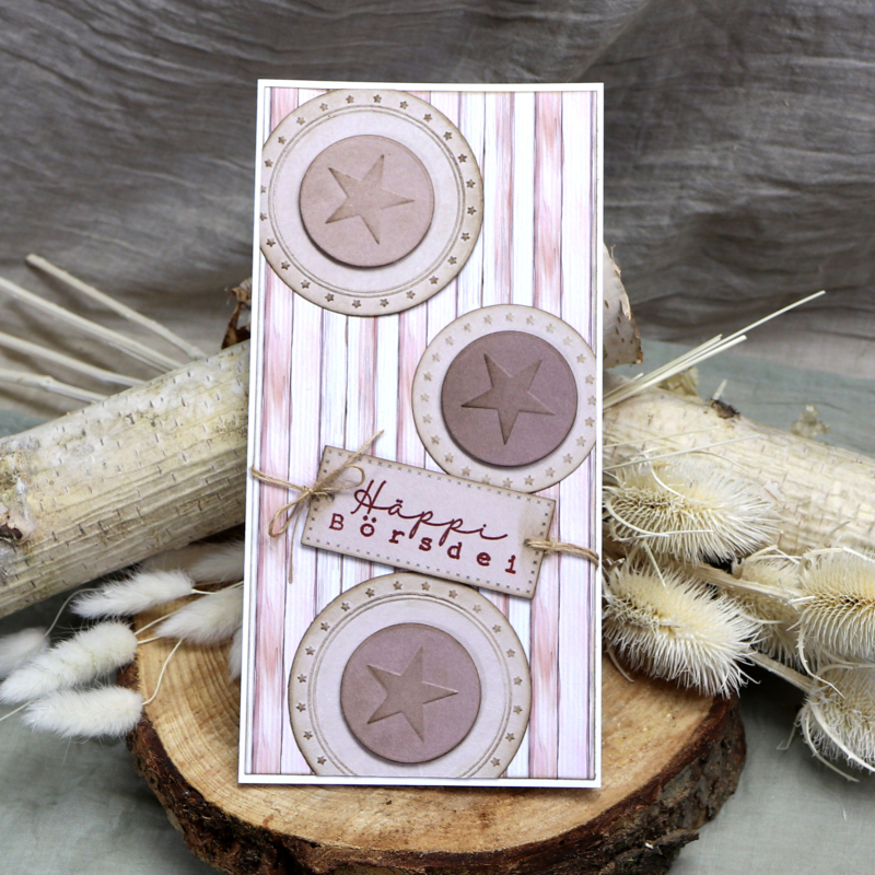 Designpapier helles Holz