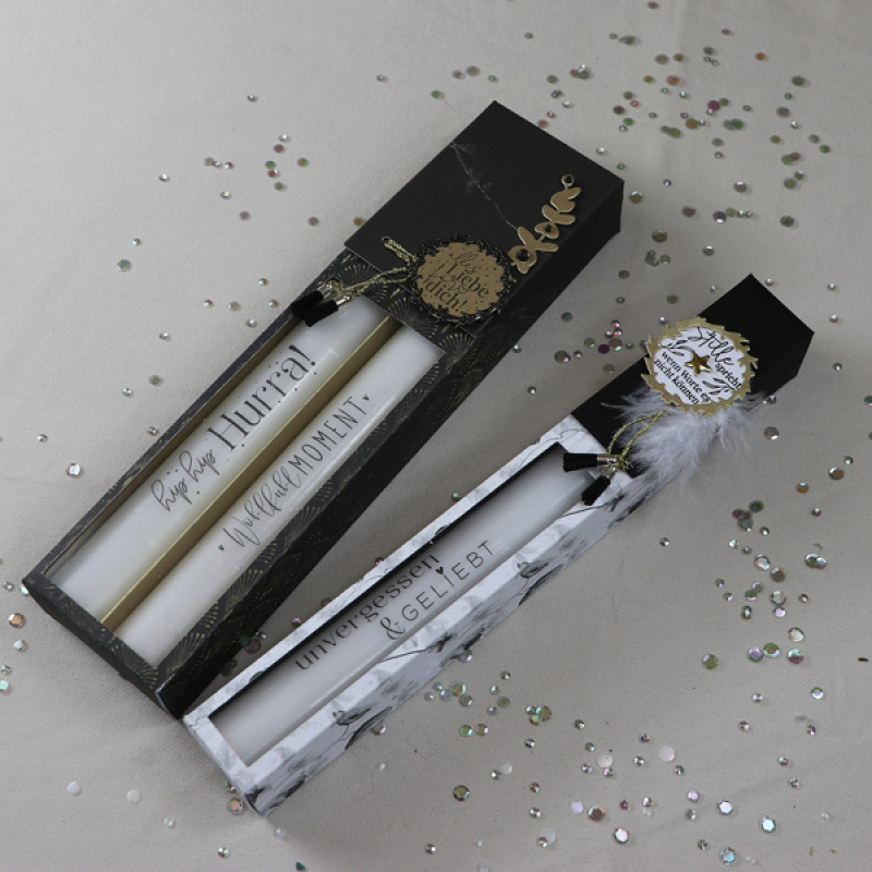 Anleitung Verpackung für Stabkerzen