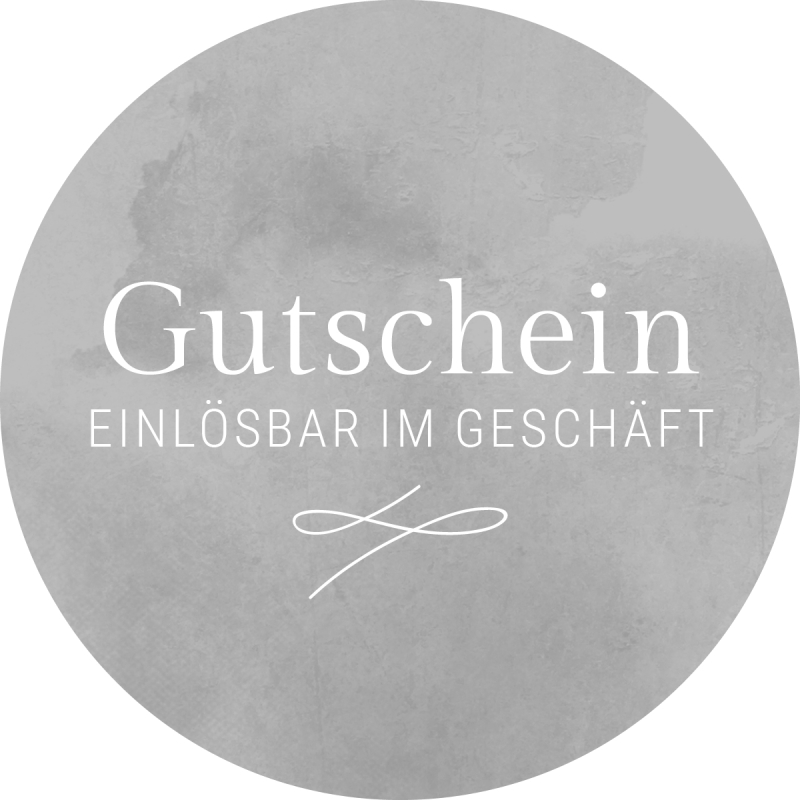Gutschein - einlösbar nur im Geschäft