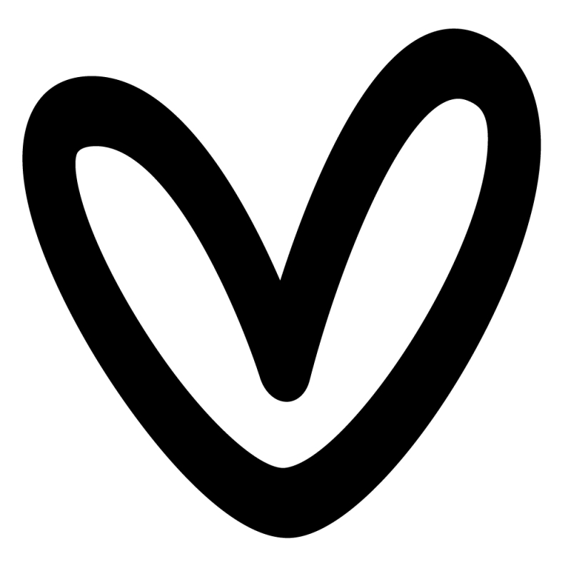 Holzstempel Mini Herz Linie