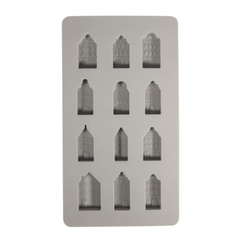 Giessform Silikon Mini Nordic Häuser