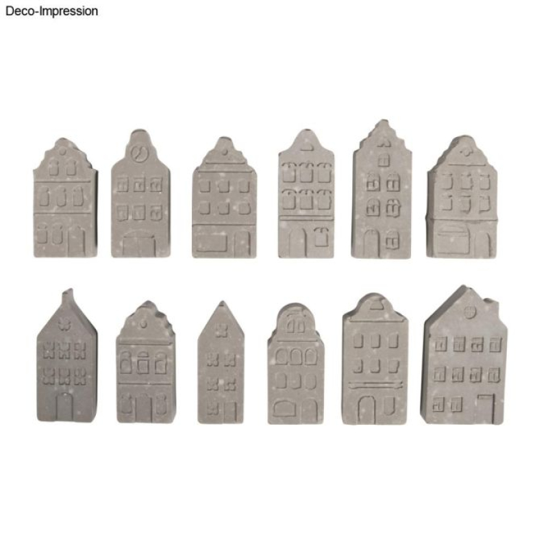 Giessform Silikon Mini Nordic Häuser