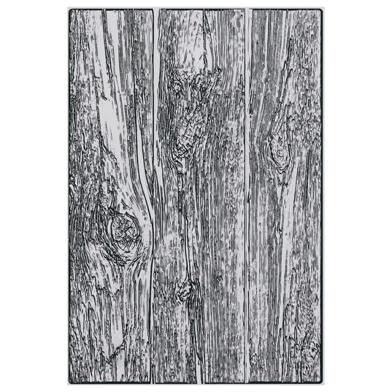 Prägeschablone 3D Holz A5