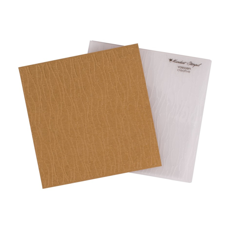 Prägeschablone Linien mit Sternen