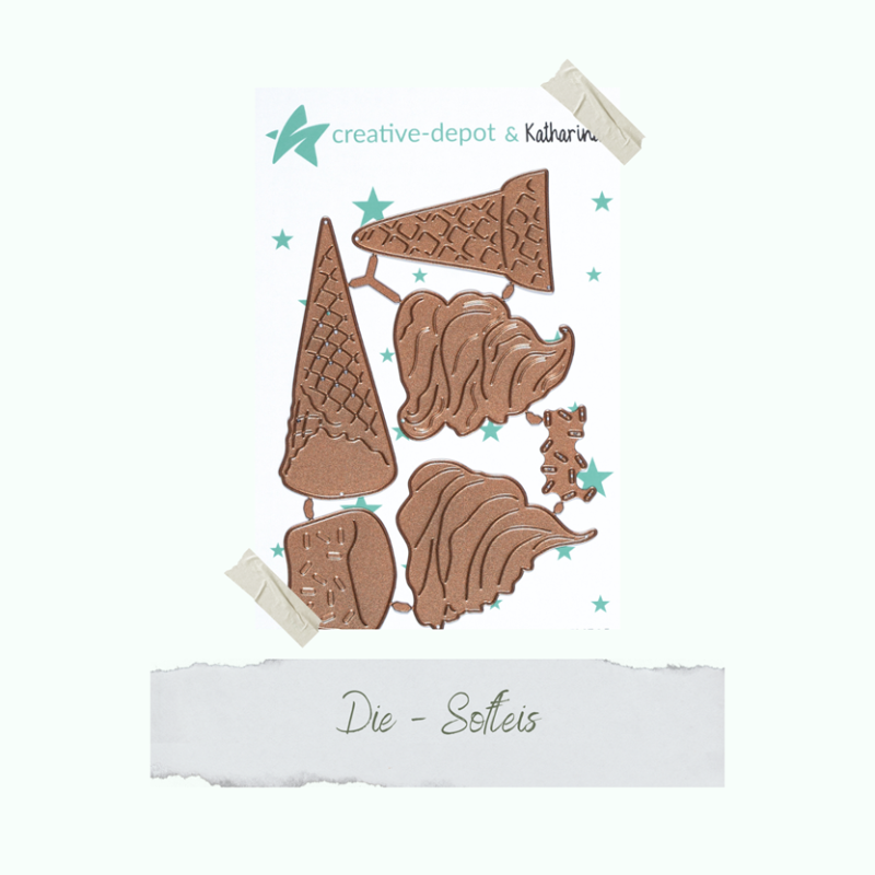 Stanzschablonen-Set Softeis