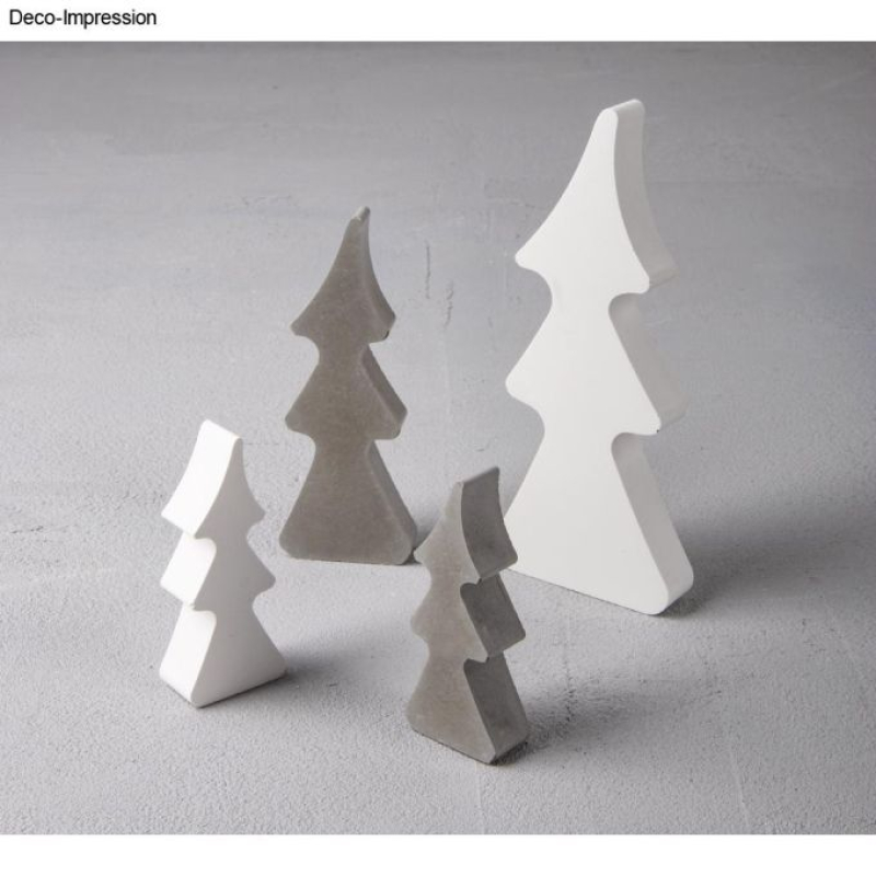 Giessform Silikon Tannenbäume