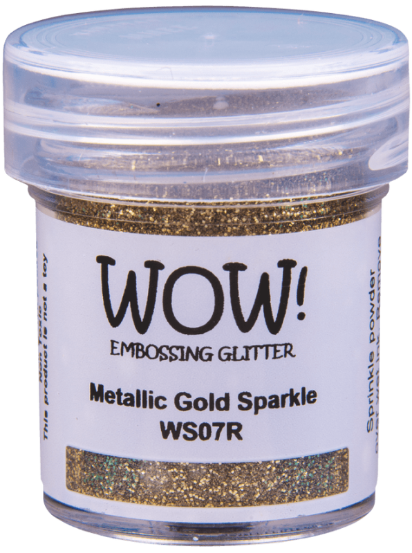 Embossingpulver Metallic Gold Sparkle