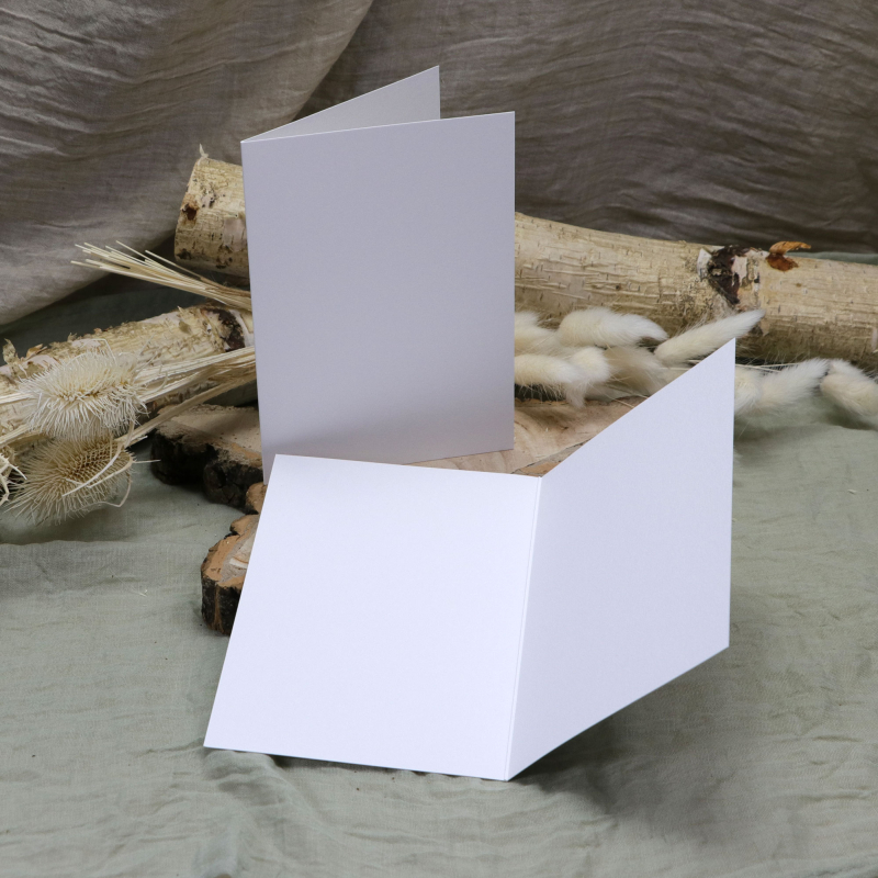 Grundkarte weiss A6 10,5 x 14,8 cm (5 Stück)