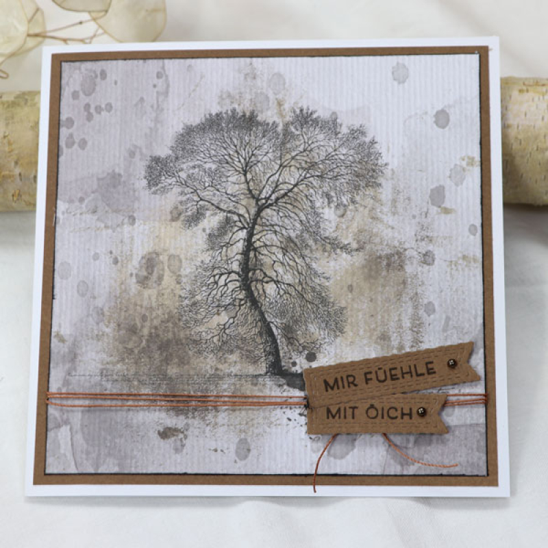 Klarsichtstempel-Set XL Trauer *