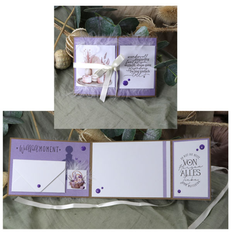 Holzstempel Du bist die Beste. Von Herzen alles Liebe zum Muttertag.