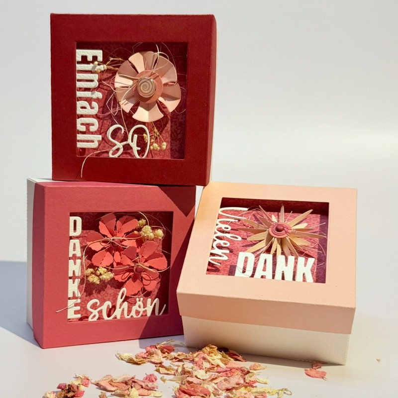 Stanzschablonen-Set Zusatz Schriftstanzen - Danke