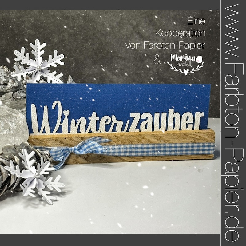 Stanzschablone Winterzauber
