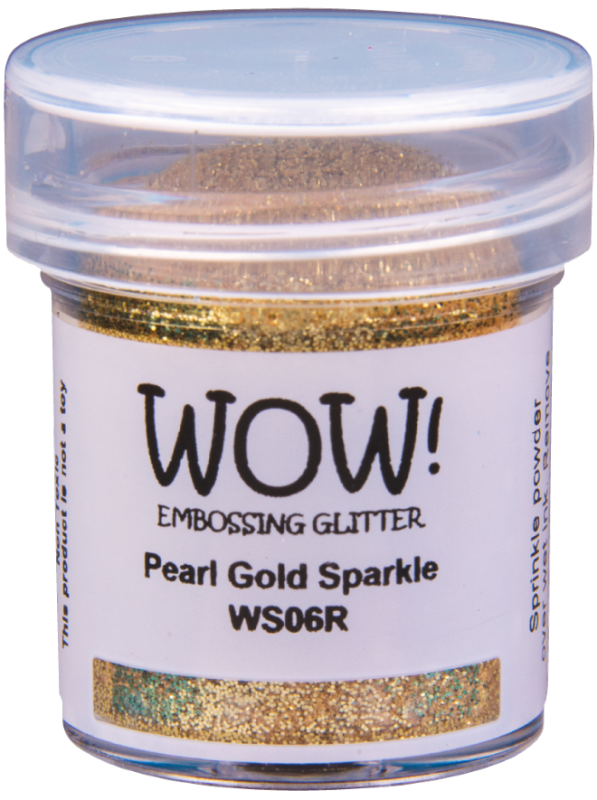 Embossingpulver pearl gold sparkle